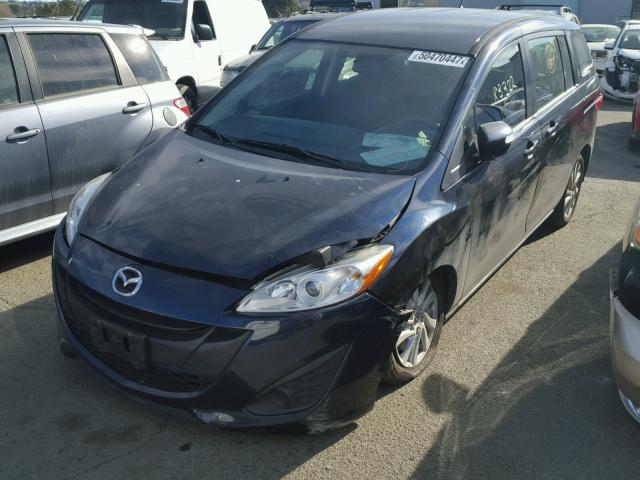 JM1CW2BL7E0177019 - 2014 MAZDA 5 SPORT BLUE photo 2