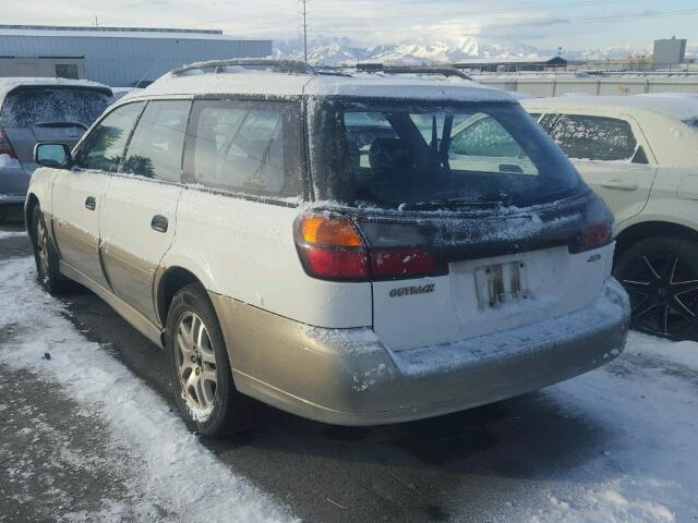 4S3BH6652Y6631994 - 2000 SUBARU LEGACY OUT WHITE photo 3