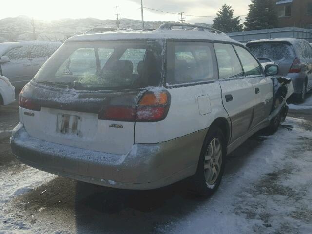 4S3BH6652Y6631994 - 2000 SUBARU LEGACY OUT WHITE photo 4