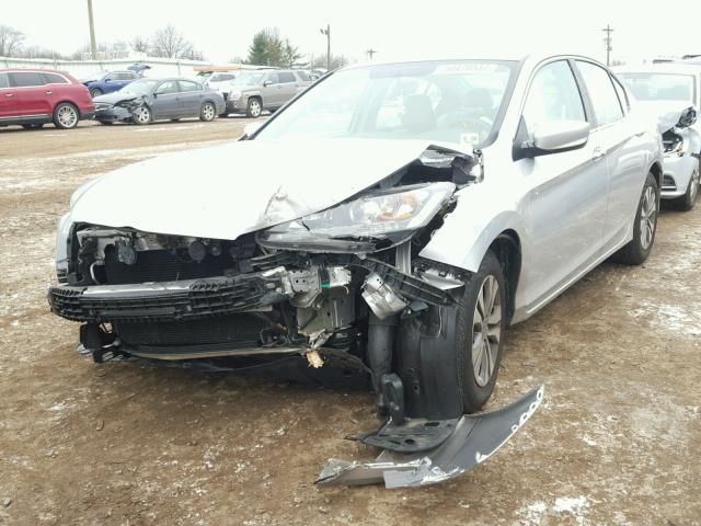 1HGCR2F35FA066080 - 2015 HONDA ACCORD LX SILVER photo 2