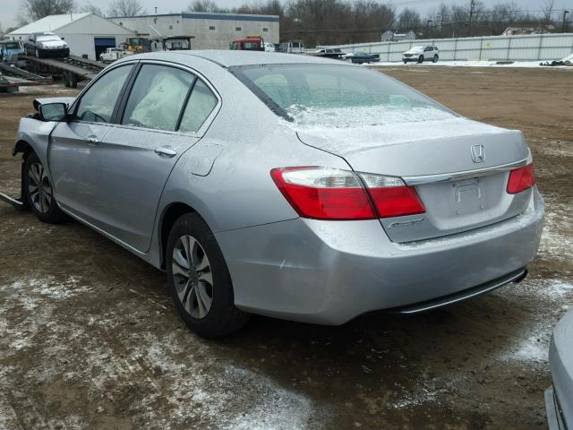 1HGCR2F35FA066080 - 2015 HONDA ACCORD LX SILVER photo 3