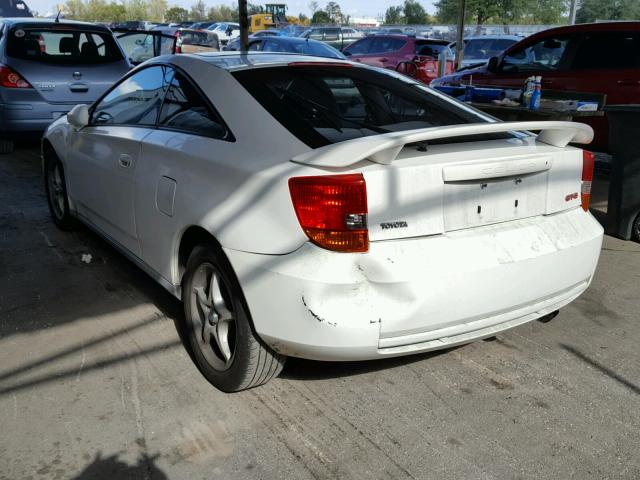 JTDDY38T6Y0026768 - 2000 TOYOTA CELICA GT- WHITE photo 3