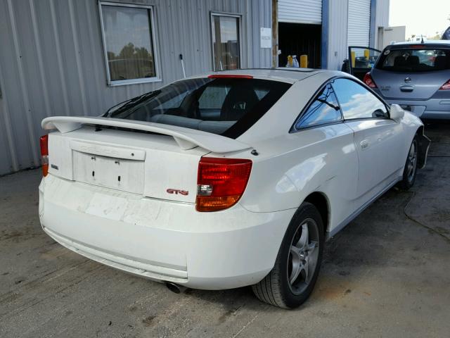 JTDDY38T6Y0026768 - 2000 TOYOTA CELICA GT- WHITE photo 4