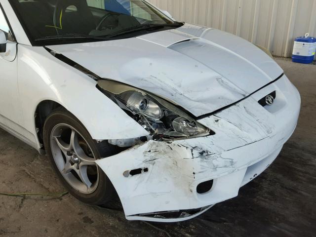 JTDDY38T6Y0026768 - 2000 TOYOTA CELICA GT- WHITE photo 9