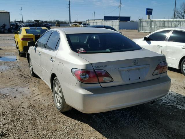 JTHBF30G630143947 - 2003 LEXUS ES 300 SILVER photo 3