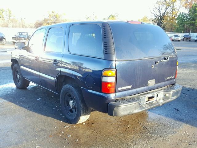 1GNEC13Z95R224391 - 2005 CHEVROLET TAHOE C150 BLUE photo 3