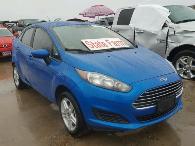 3FADP4BJ6HM131619 - 2017 FORD FIESTA SE BLUE photo 1