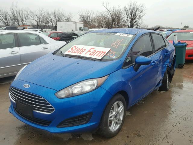 3FADP4BJ6HM131619 - 2017 FORD FIESTA SE BLUE photo 2