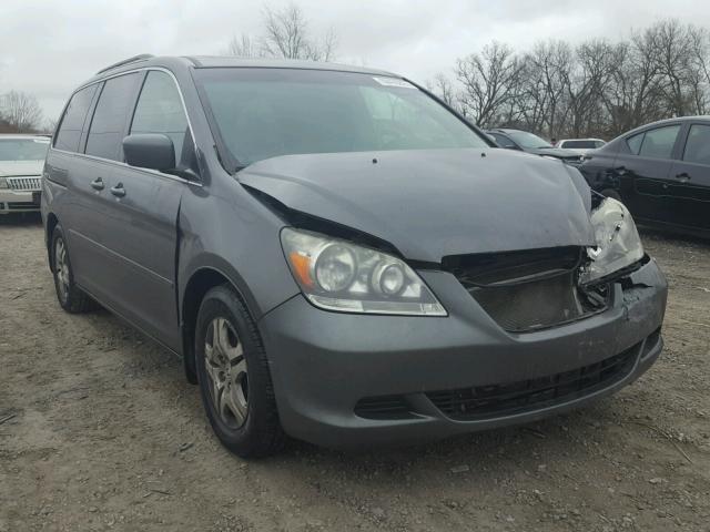 5FNRL38737B138953 - 2007 HONDA ODYSSEY EX GRAY photo 1