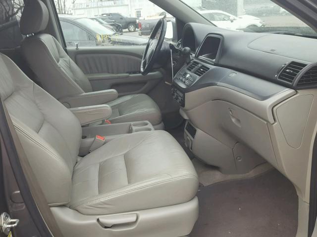 5FNRL38737B138953 - 2007 HONDA ODYSSEY EX GRAY photo 5