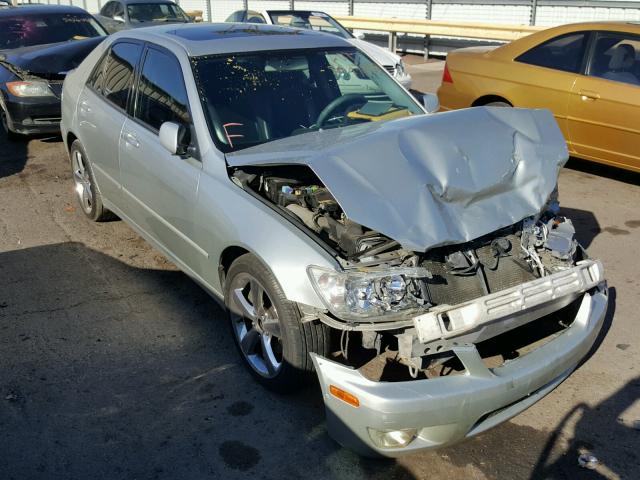 JTHBD182610025171 - 2001 LEXUS IS 300 SILVER photo 1