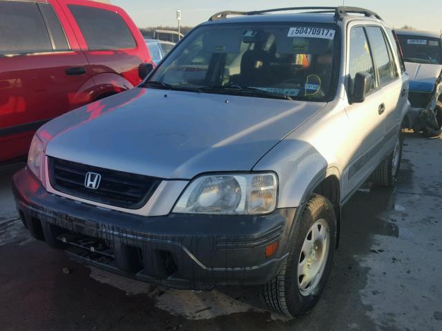 JHLRD28411C002096 - 2001 HONDA CR-V LX SILVER photo 2