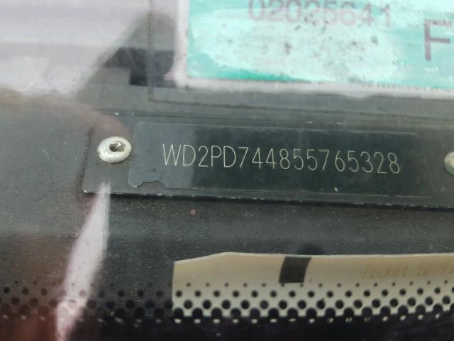 WD2PD744855765328 - 2005 DODGE SPRINTER WHITE photo 10