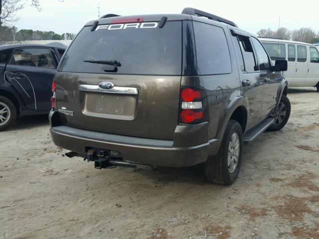 1FMEU63E28UA72516 - 2008 FORD EXPLORER X GRAY photo 4