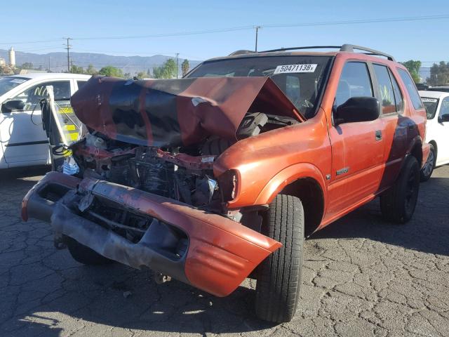 4S6CK58W914410743 - 2001 HONDA PASSPORT E ORANGE photo 2