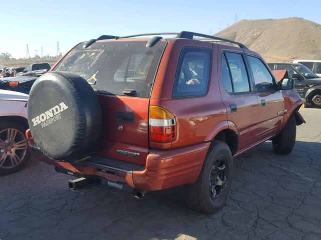 4S6CK58W914410743 - 2001 HONDA PASSPORT E 橙色 照片 4