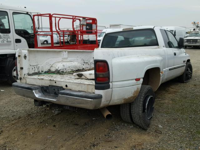 1B7MC33751J535081 - 2001 DODGE RAM 3500 WHITE photo 4