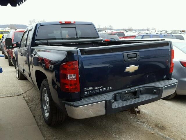 1GCEK29029Z145516 - 2009 CHEVROLET SILVERADO BLUE photo 3