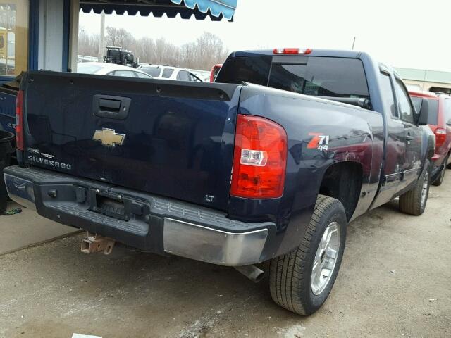 1GCEK29029Z145516 - 2009 CHEVROLET SILVERADO BLUE photo 4