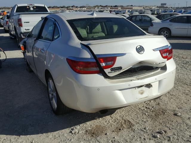 1G4PR5SK2E4207968 - 2014 BUICK VERANO CON WHITE photo 3