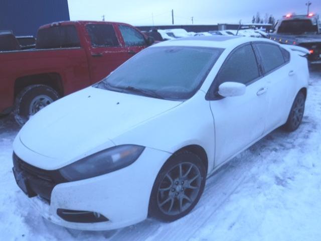 1C3CDFBA0DD330881 - 2013 DODGE DART SXT WHITE photo 2