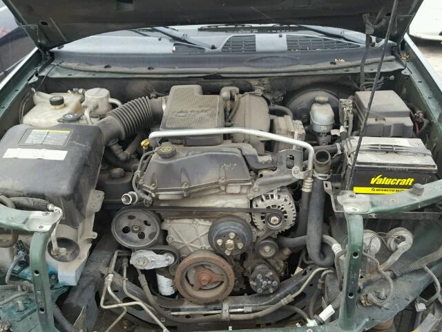 1GNDT13S642253319 - 2004 CHEVROLET TRAILBLAZE GREEN photo 7