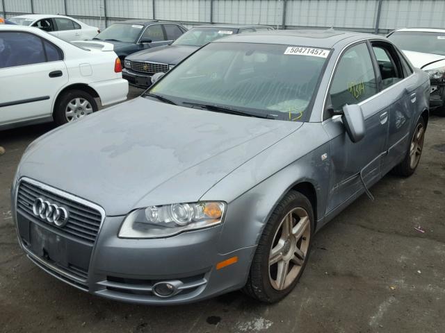 WAUDF78E27A158298 - 2007 AUDI A4 2.0T QU GRAY photo 2