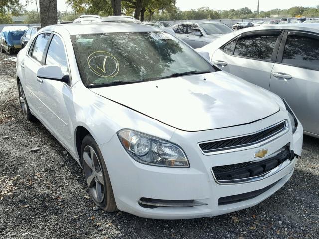 1G1ZC5EU5CF374878 - 2012 CHEVROLET MALIBU 1LT WHITE photo 1