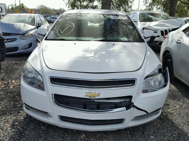 1G1ZC5EU5CF374878 - 2012 CHEVROLET MALIBU 1LT Ақ фото 9