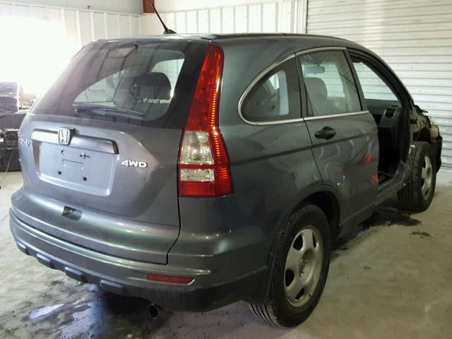 5J6RE4H31BL043787 - 2011 HONDA CR-V LX GRAY photo 4