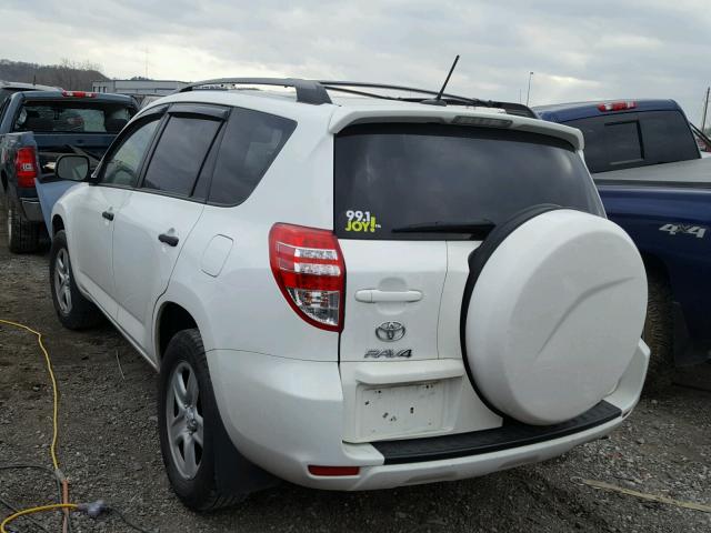 2T3ZF4DV5BW079716 - 2011 TOYOTA RAV4 WHITE photo 3