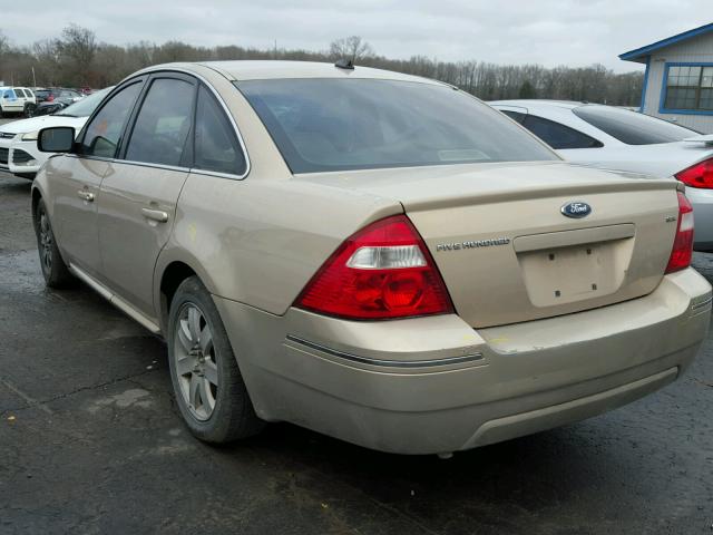 1FAHP24157G154823 - 2007 FORD FIVE HUNDR GOLD photo 3