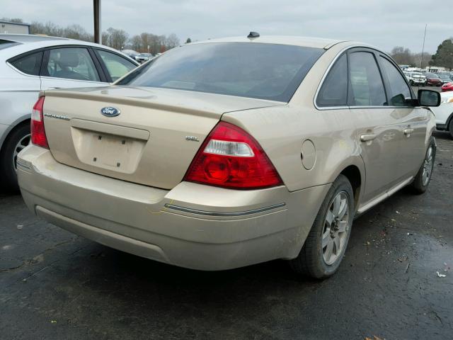 1FAHP24157G154823 - 2007 FORD FIVE HUNDR GOLD photo 4