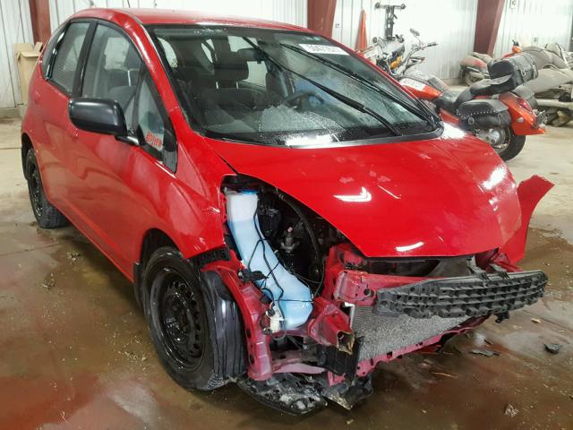 JHMGE87269C004845 - 2009 HONDA FIT RED photo 1