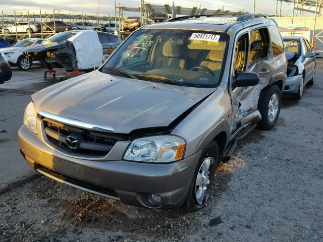 4F2CU08172KM17847 - 2002 MAZDA TRIBUTE LX GOLD photo 2