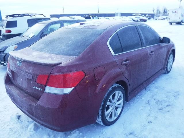 4S3BMCC66E3021004 - 2014 SUBARU LEGACY 2.5 RED photo 4