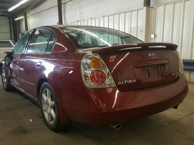 1N4BL11D23C150501 - 2003 NISSAN ALTIMA SE RED photo 3