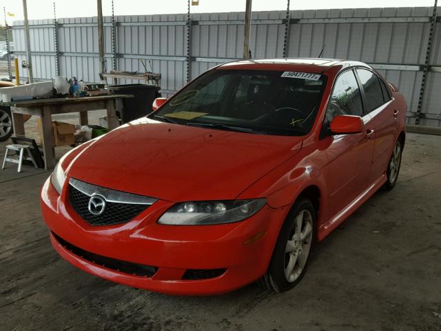 1YVHP84C855M57323 - 2005 MAZDA 6 I წითელი ფოტო 2