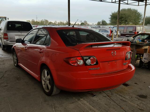 1YVHP84C855M57323 - 2005 MAZDA 6 I წითელი ფოტო 3