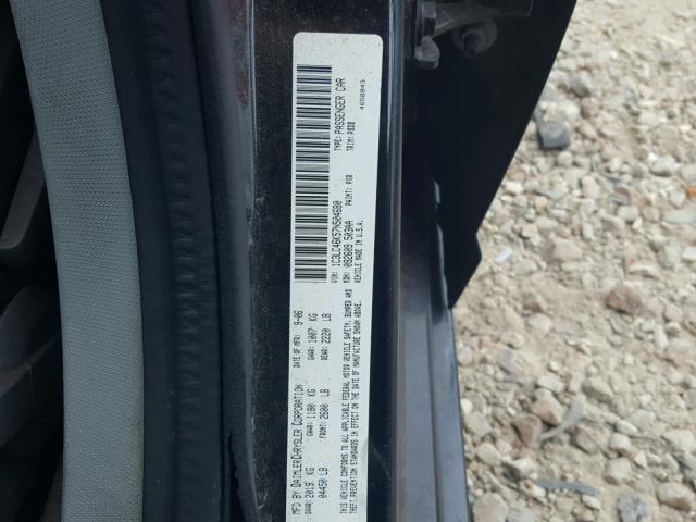 1C3LC46K57N504680 - 2007 CHRYSLER SEBRING BLACK photo 10