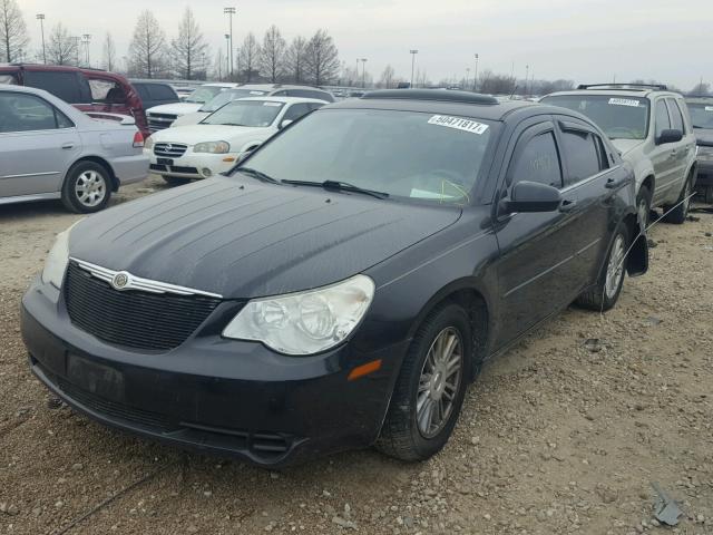 1C3LC46K57N504680 - 2007 CHRYSLER SEBRING BLACK photo 2