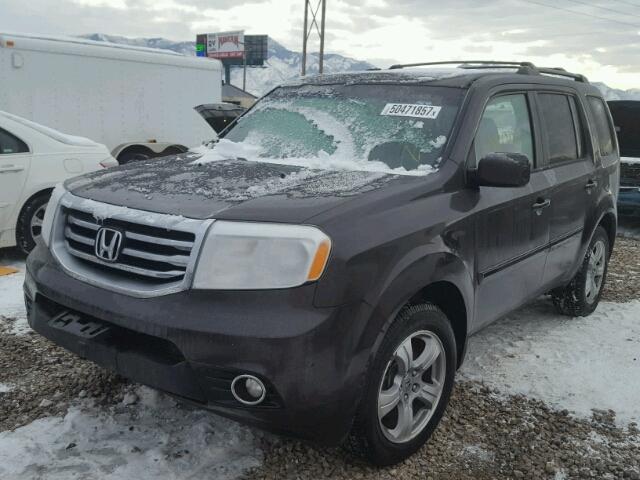 5FNYF4H54DB036550 - 2013 HONDA PILOT EXL BLACK photo 2