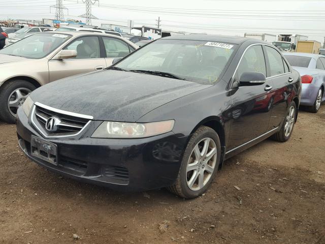 JH4CL96834C006285 - 2004 ACURA TSX BLACK photo 2