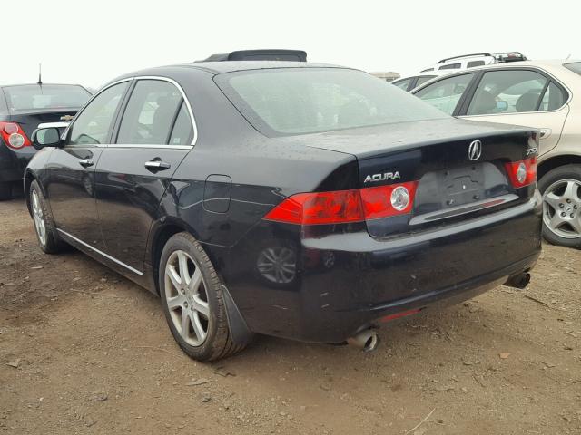 JH4CL96834C006285 - 2004 ACURA TSX BLACK photo 3