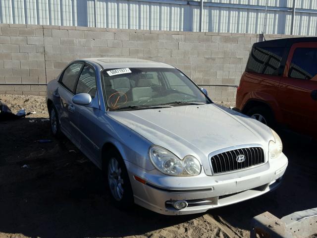 KMHWF35H94A063411 - 2004 HYUNDAI SONATA GLS SILVER photo 1