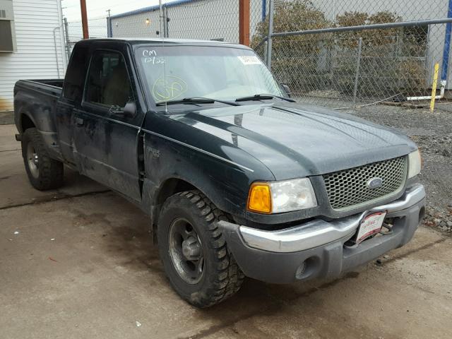 1FTZR45E12TA58631 - 2002 FORD RANGER SUP GREEN photo 1