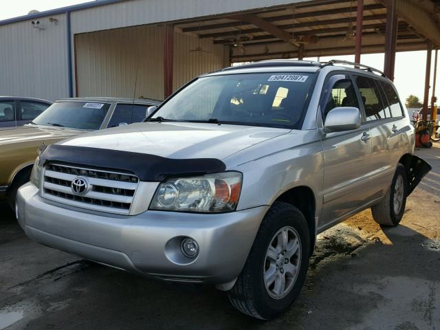 JTEGP21A260096103 - 2006 TOYOTA HIGHLANDER SILVER photo 2