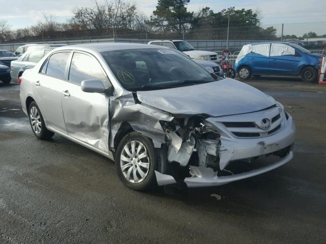 2T1BU4EE4CC883393 - 2012 TOYOTA COROLLA BA SILVER photo 1