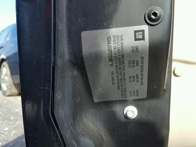 1G8AJ55F37Z185401 - 2007 SATURN ION LEVEL BLACK photo 10