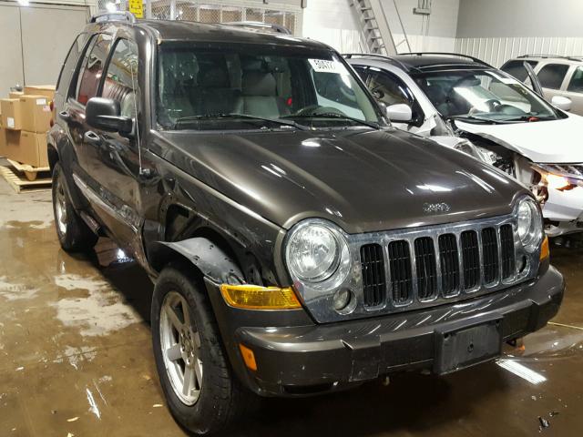 1J4GL58KX6W163618 - 2006 JEEP LIBERTY LI BROWN photo 1